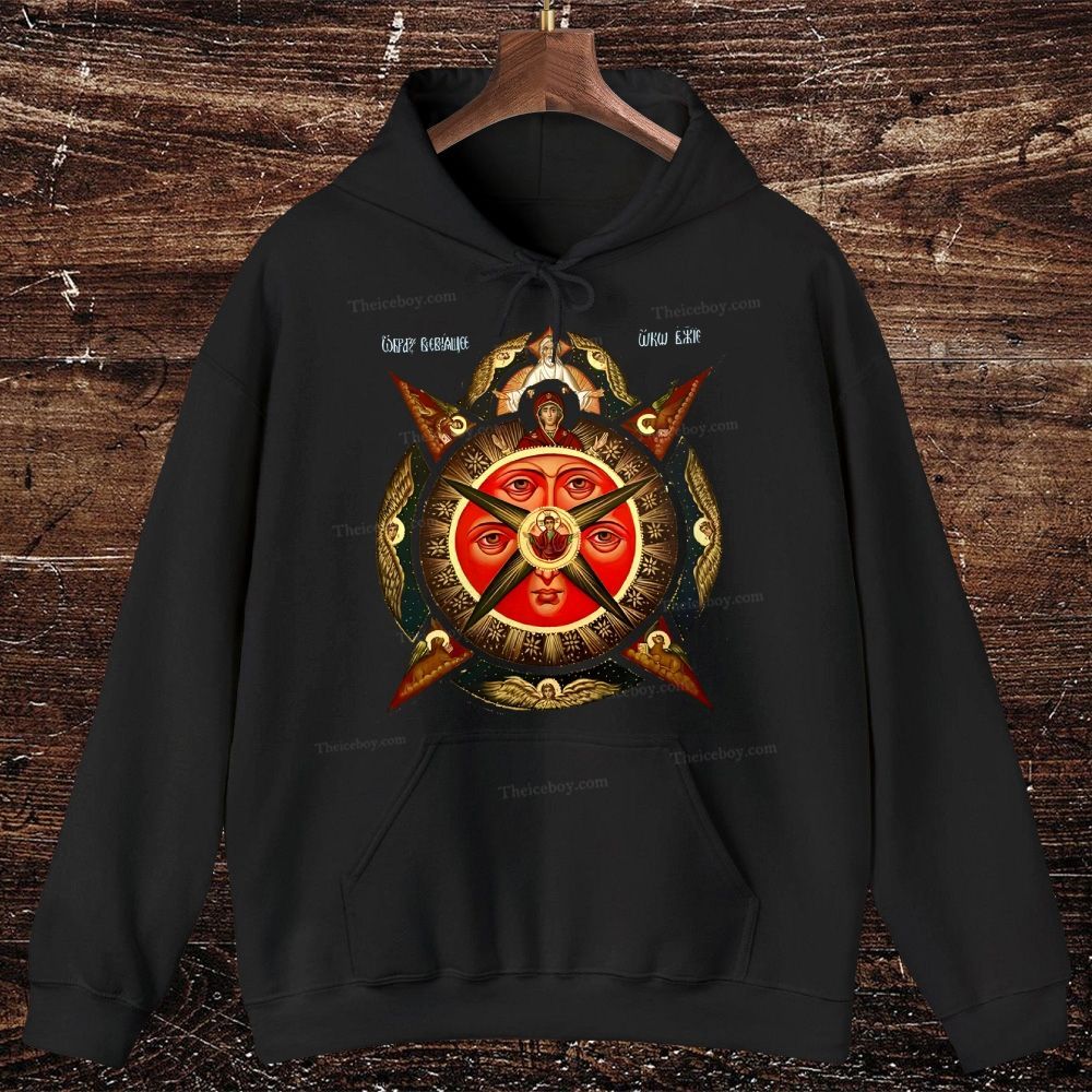 Eye Of Providence Icon Oversized Cotton Hoodies