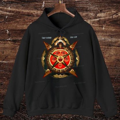 Eye Of Providence Icon Oversized Cotton Hoodies