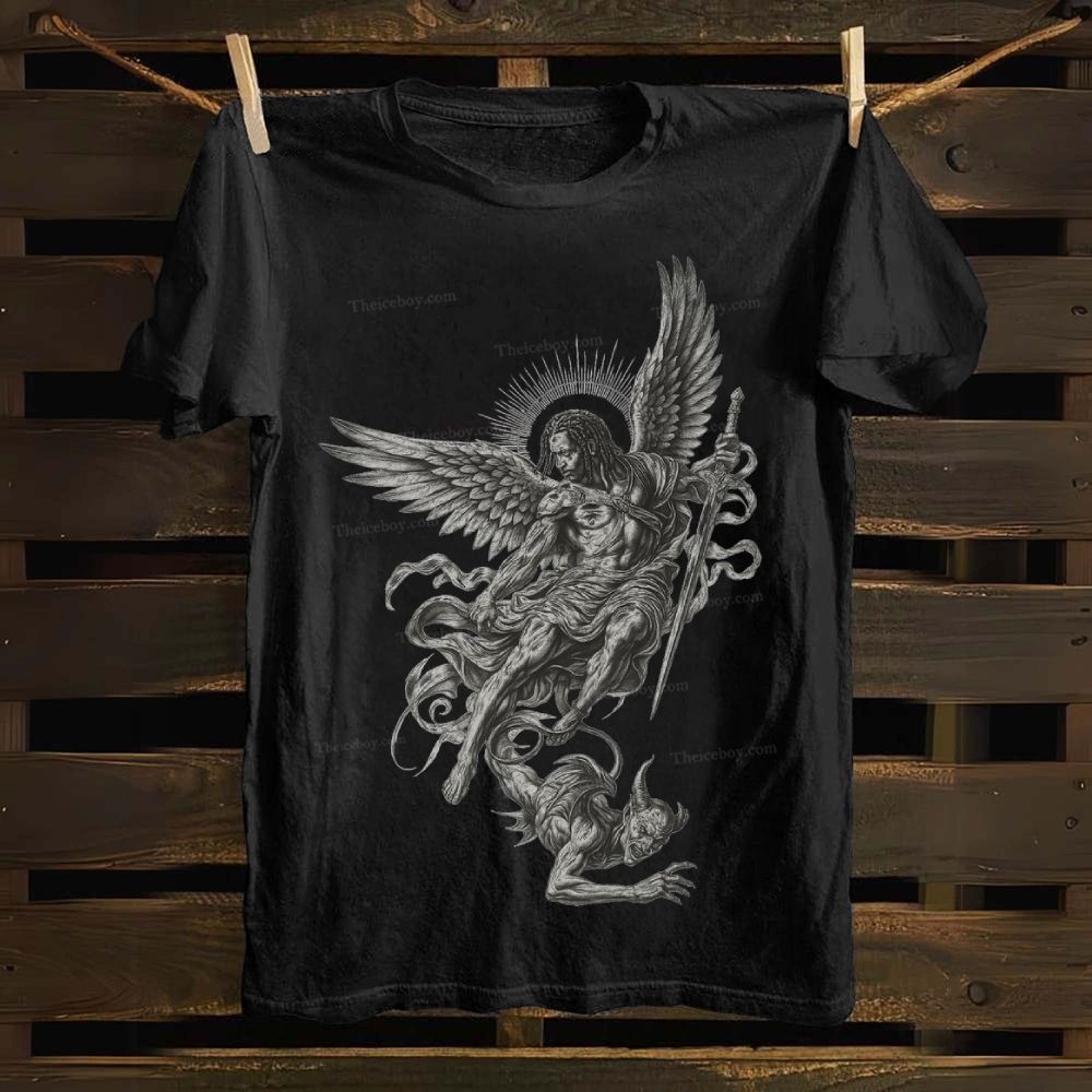 The Evil Demon Was Defeated Cotton T-shirt