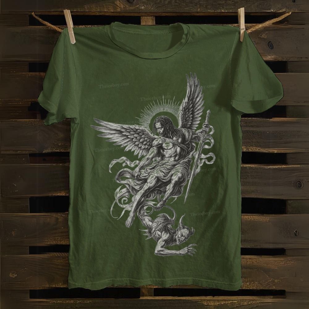 The Evil Demon Was Defeated Cotton T-shirt