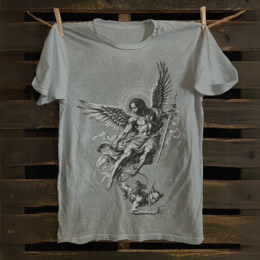 The Evil Demon Was Defeated Cotton T-shirt