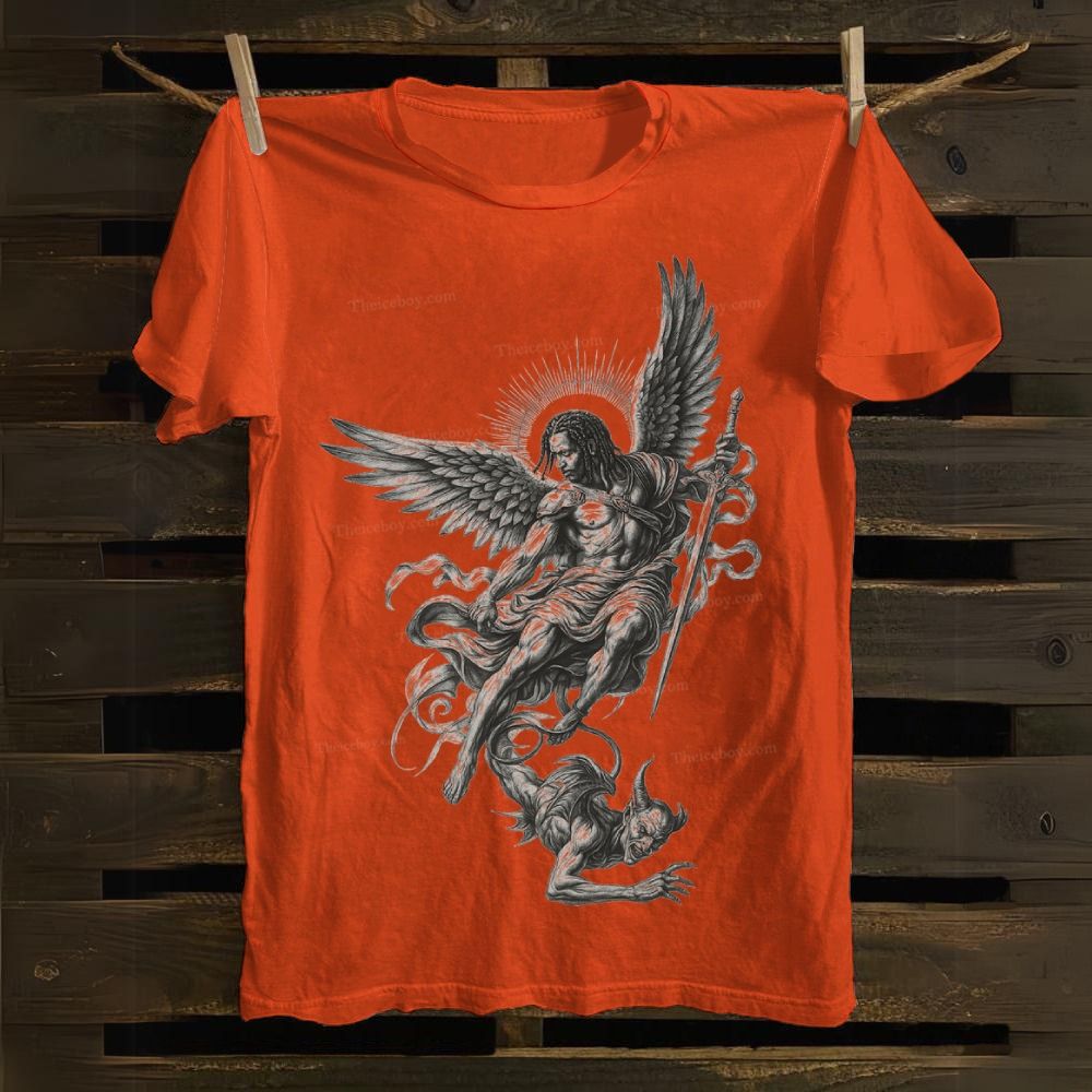 The Evil Demon Was Defeated Cotton T-shirt