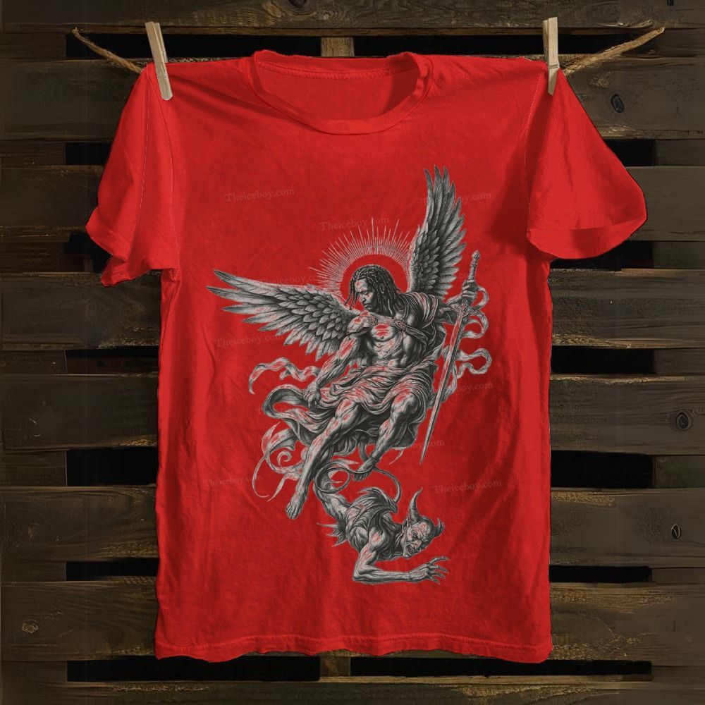 The Evil Demon Was Defeated Cotton T-shirt