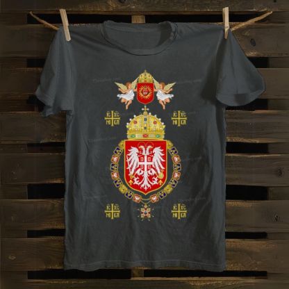 IC XC NIKA Coat Of Arms Of Serbia Cotton T-shirt