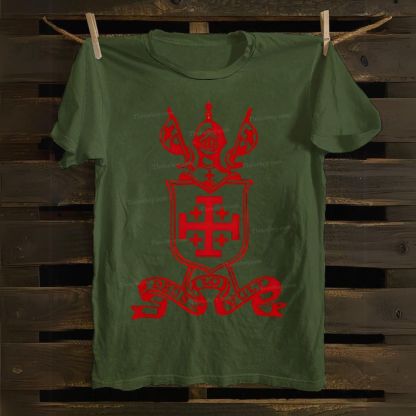 Deus Lo Vult Equestrian Order of the Holy Sepulchre of Jerusalem Cotton T-shirt