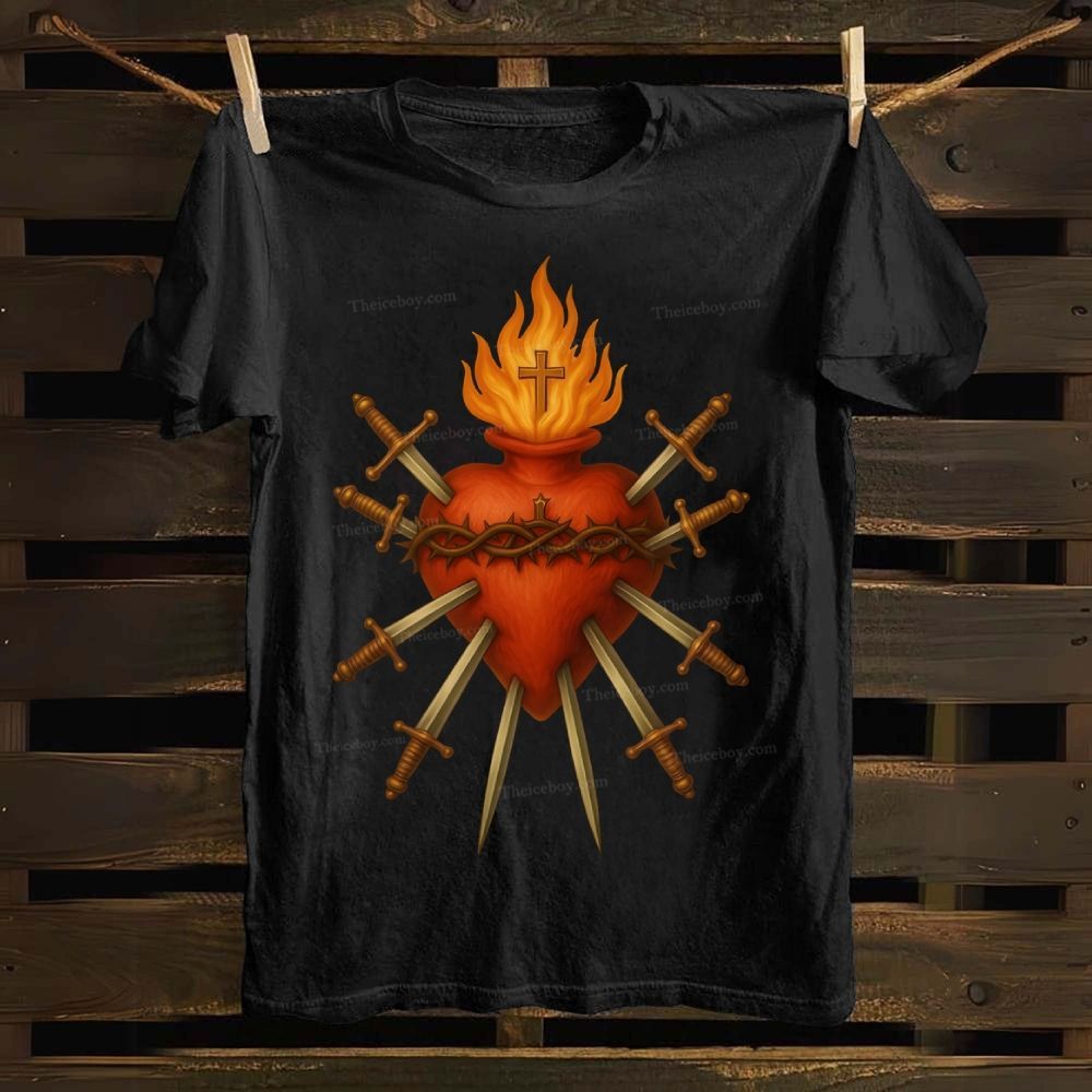 Immaculate Heart of Mary Cotton T-shirt