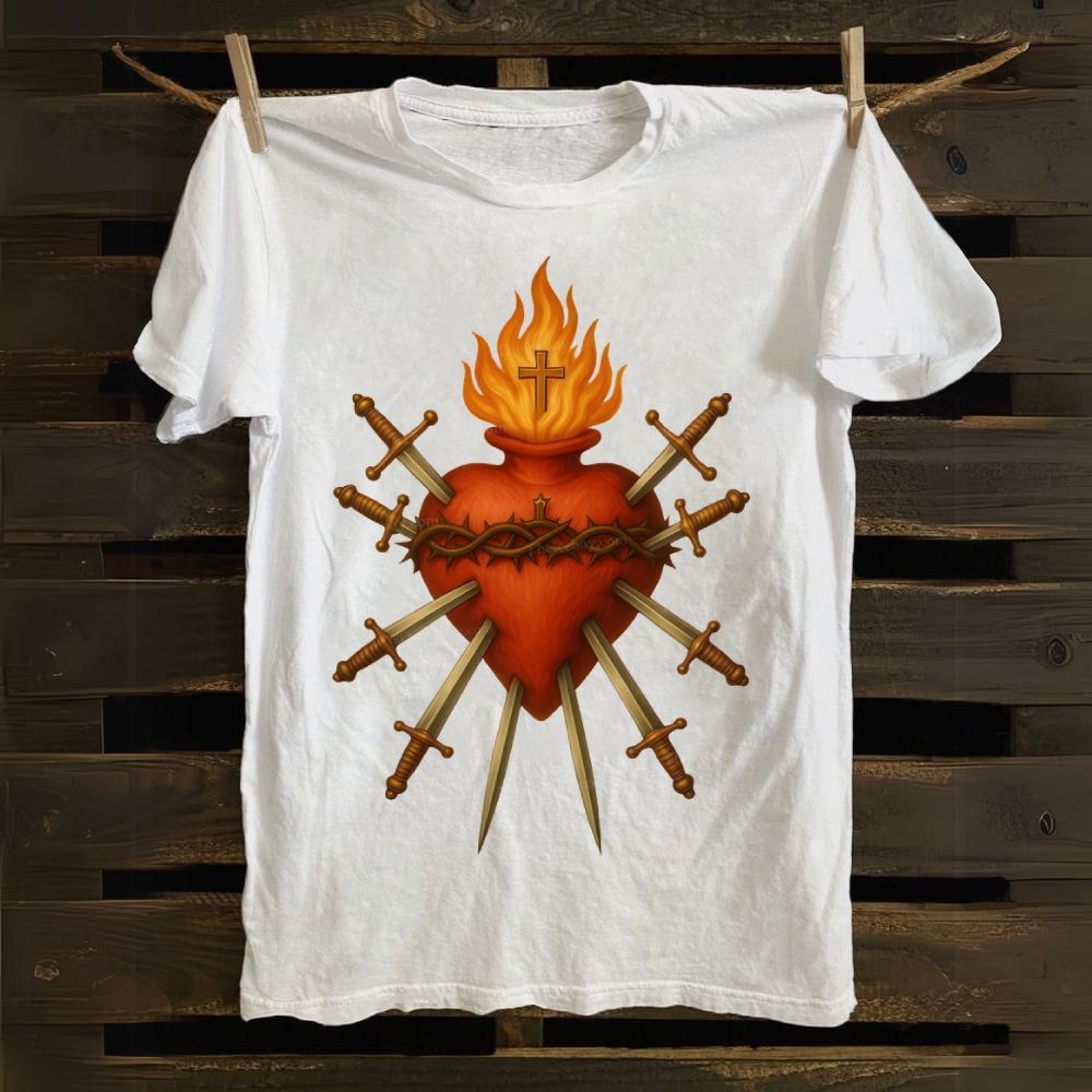 Immaculate Heart of Mary Cotton T-shirt