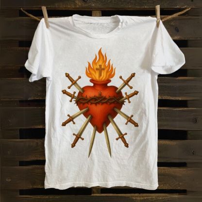 Immaculate Heart of Mary Cotton T-shirt