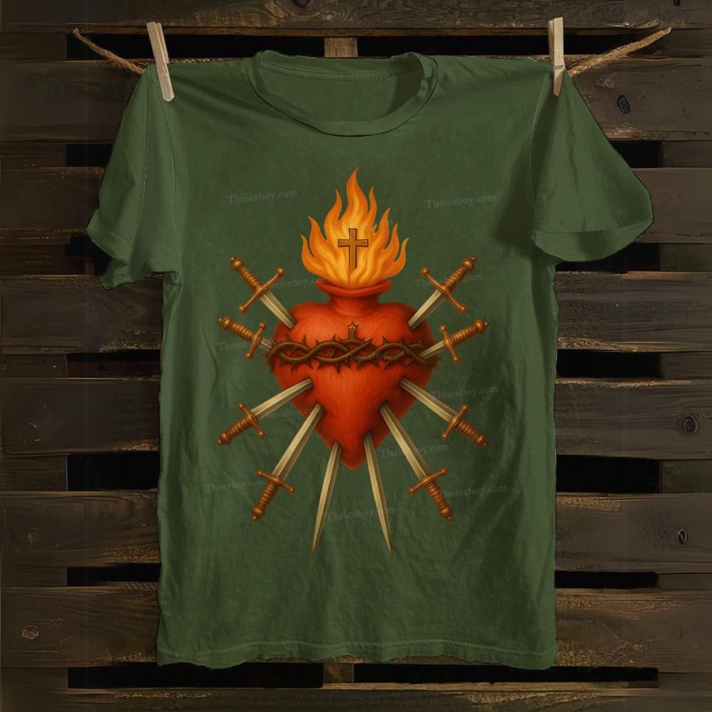 Immaculate Heart of Mary Cotton T-shirt