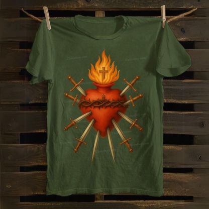 Immaculate Heart of Mary Cotton T-shirt