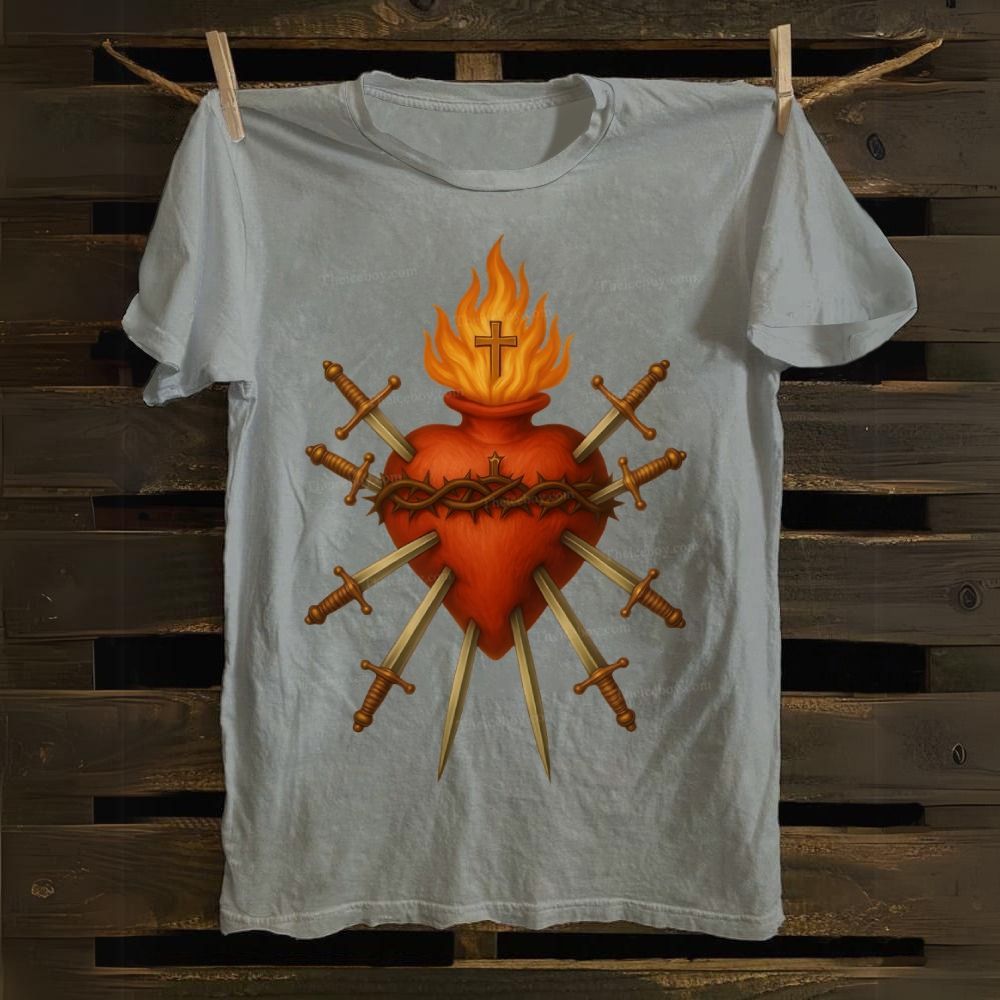 Immaculate Heart of Mary Cotton T-shirt