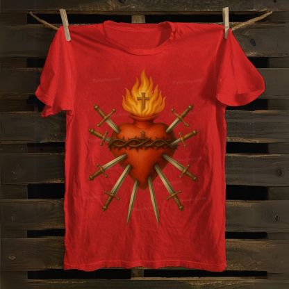 Immaculate Heart of Mary Cotton T-shirt