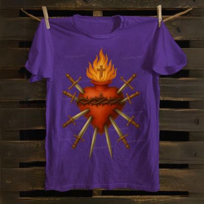 Immaculate Heart of Mary Cotton T-shirt