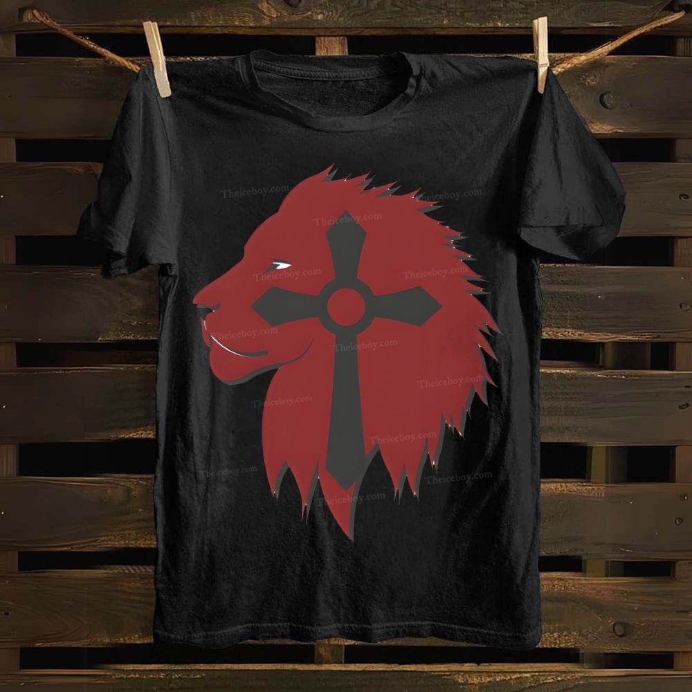 LIon of God Cotton T-shirt