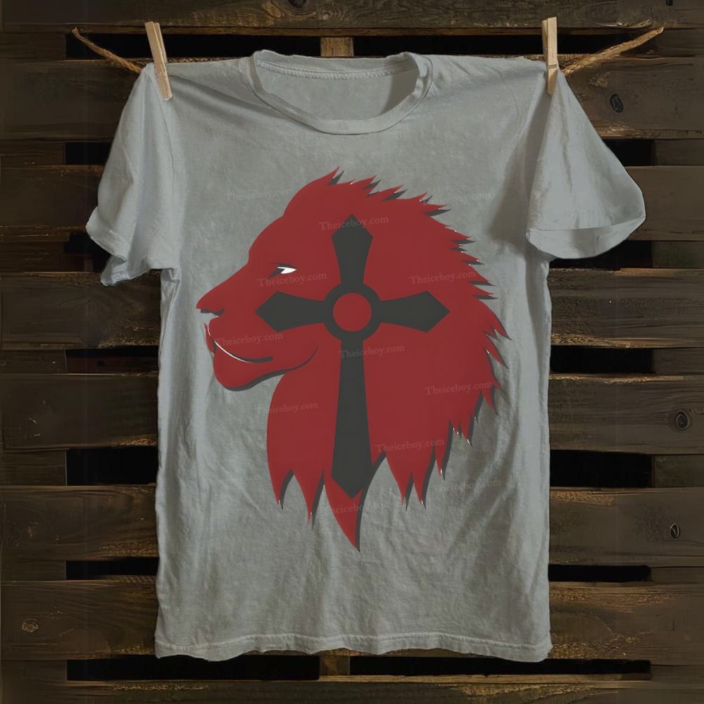 LIon of God Cotton T-shirt