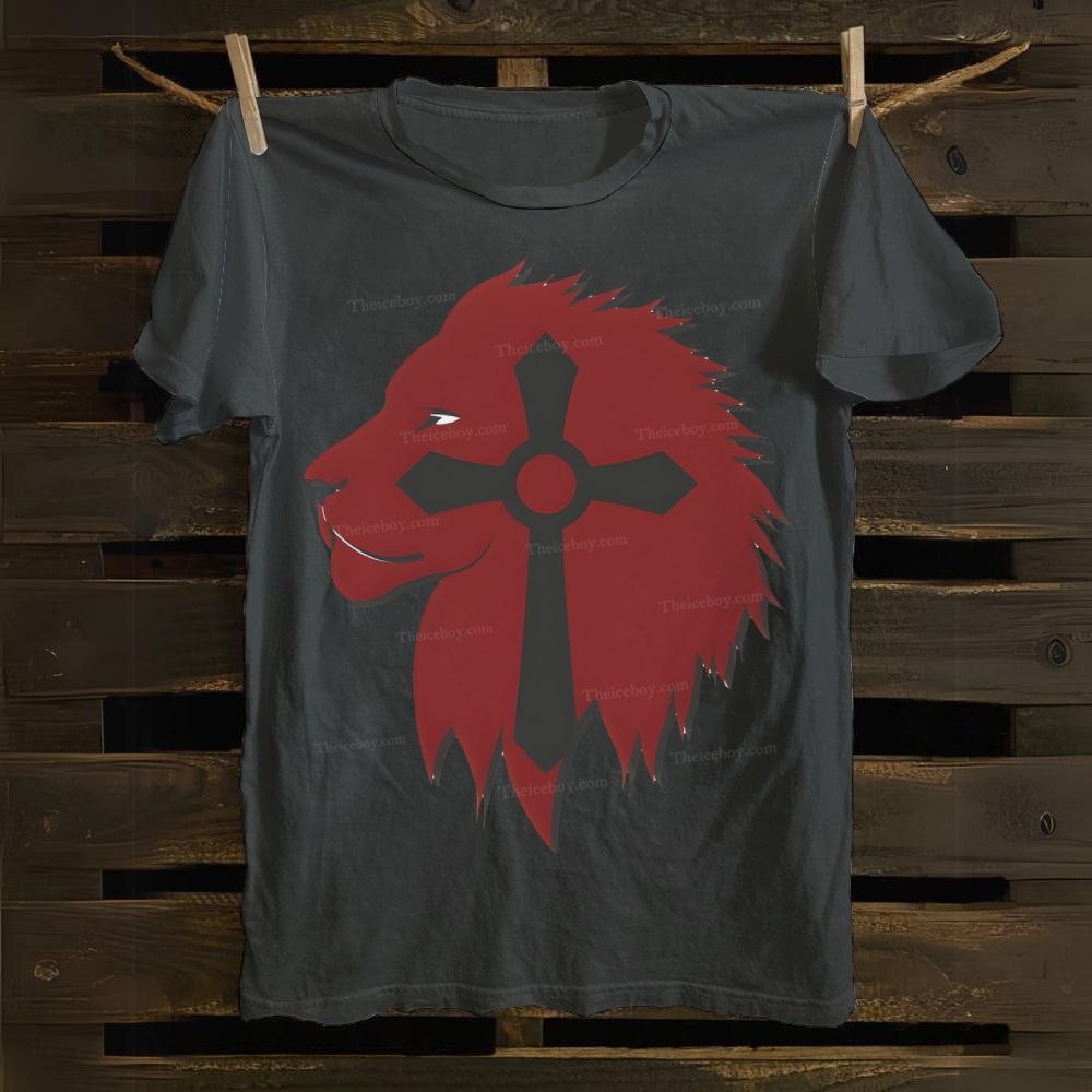 LIon of God Cotton T-shirt