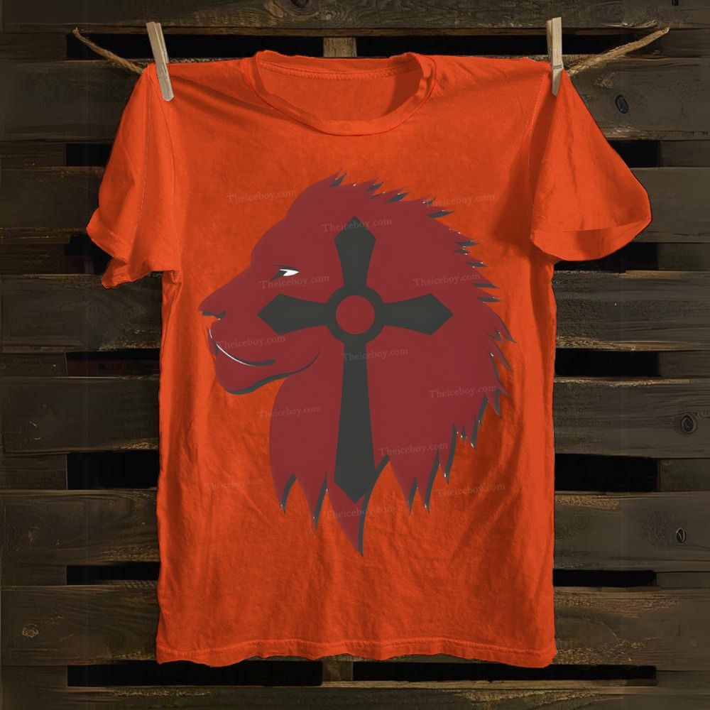 LIon of God Cotton T-shirt