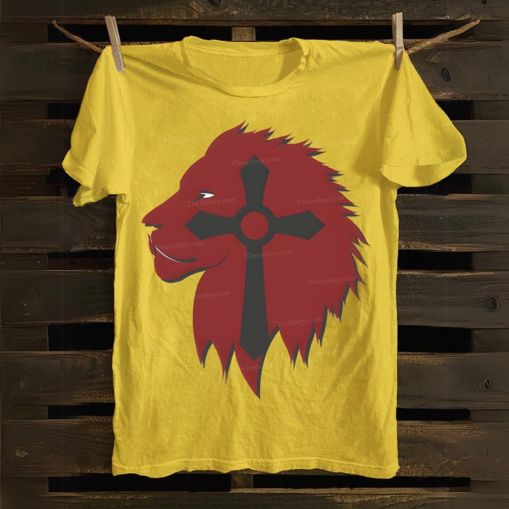 LIon of God Cotton T-shirt