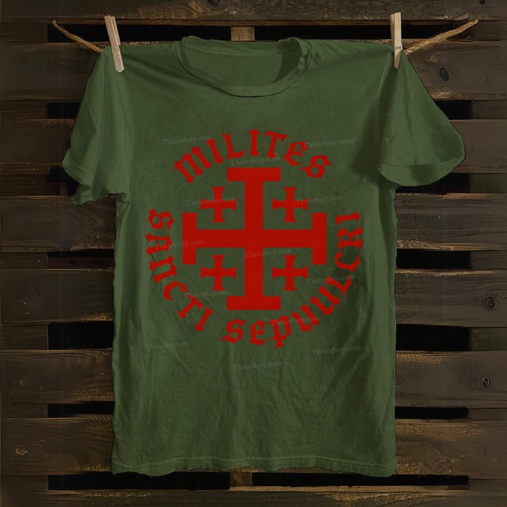 Knight Templar Order of the Holy Sepulchre Cotton T-shirt