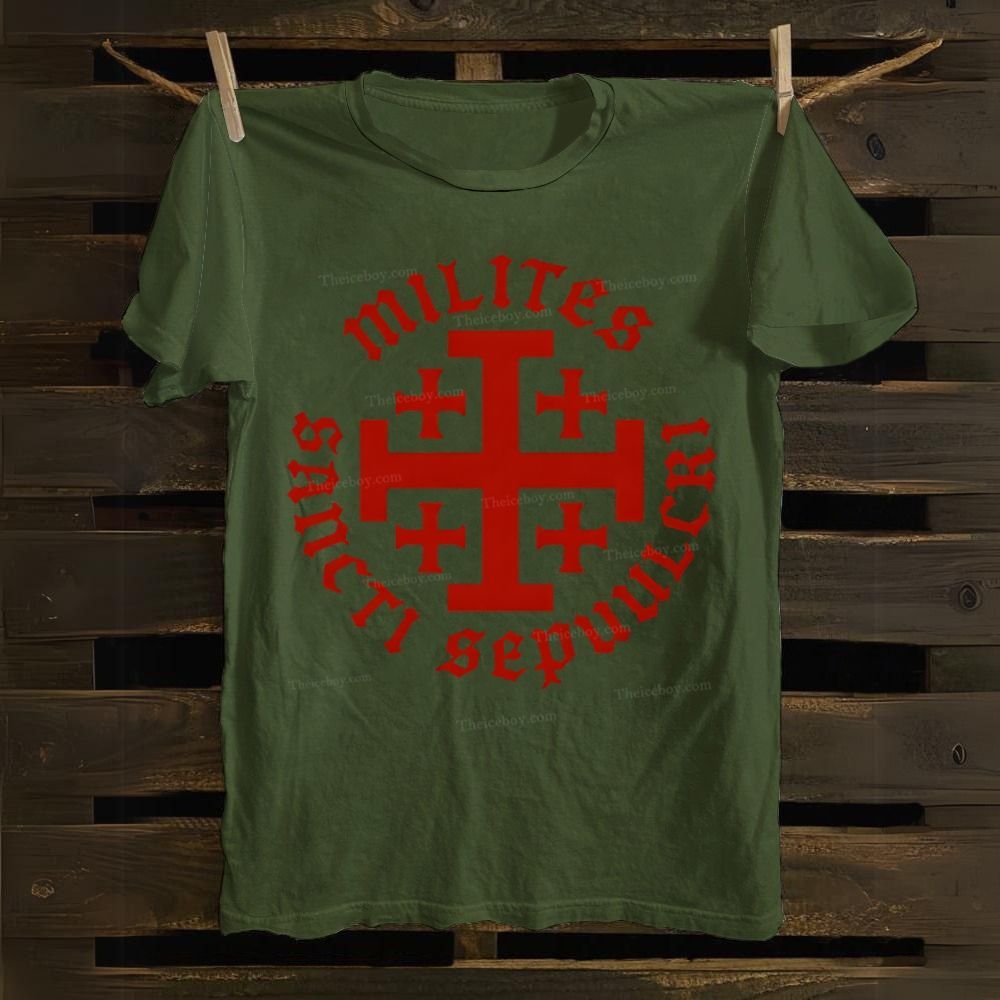 Knight Templar Order of the Holy Sepulchre Cotton T-shirt