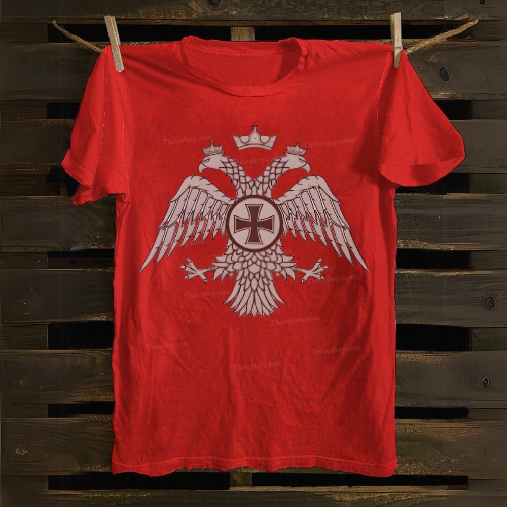 Byzantine Double-Headed Eagle Cotton T-shirt