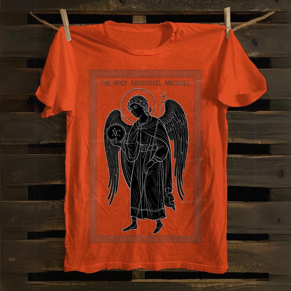 Holy Archangel Michael Cotton T-shirt