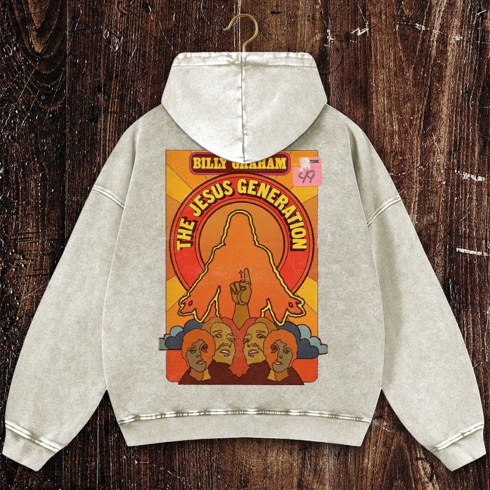 The Jesus ​​Generation Christian Washed Hoodie