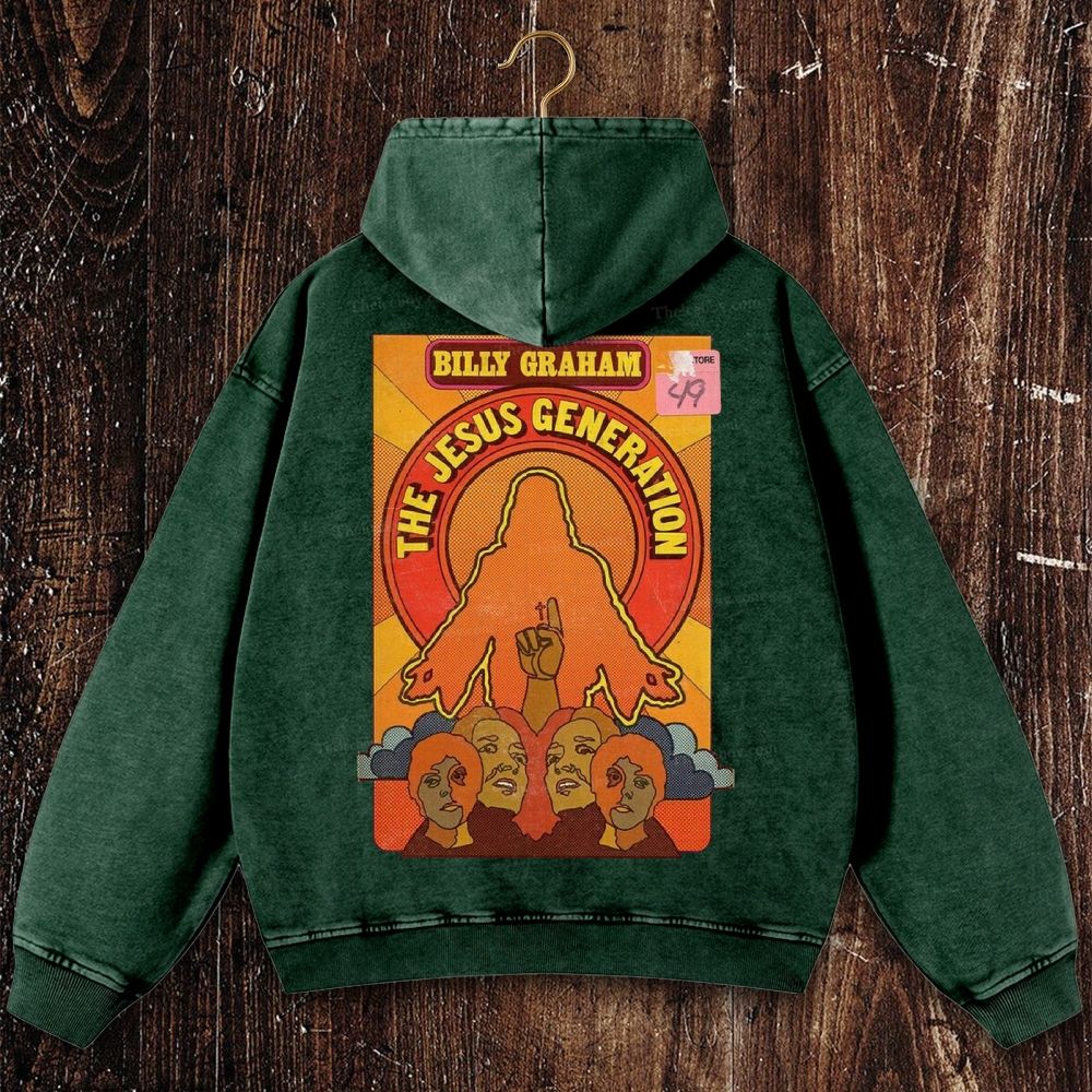 The Jesus ​​Generation Christian Washed Hoodie