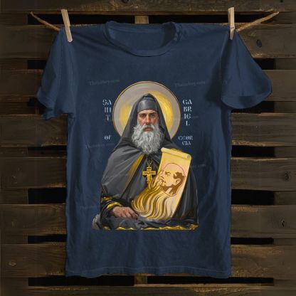 Gabriel Urgbaz - Burning Portrait Cotton T-shirt