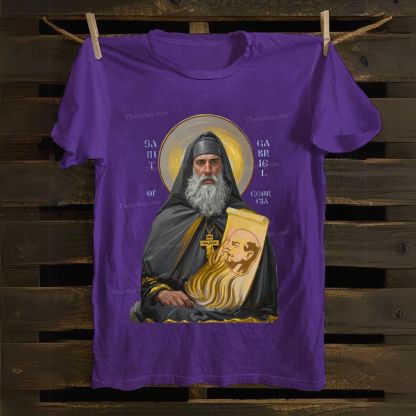 Gabriel Urgbaz - Burning Portrait Cotton T-shirt