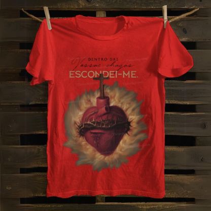 Dentro De Vossas Chagas Escondei-Me Cotton T-shirt