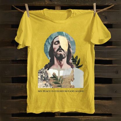 My Peace Is Found In God Alone Cotton T-shirt