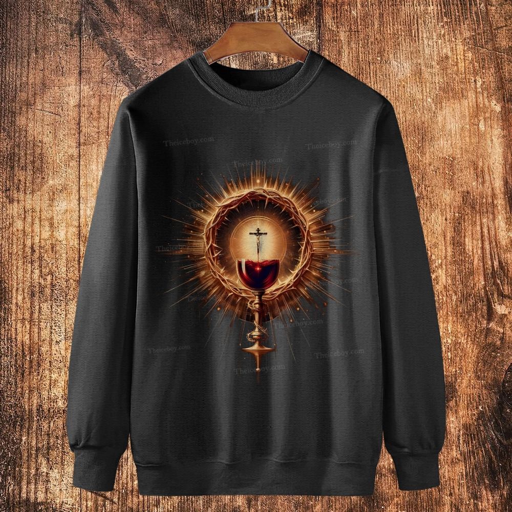 Thorns Holy Grail Cotton Crewneck Sweatshirt