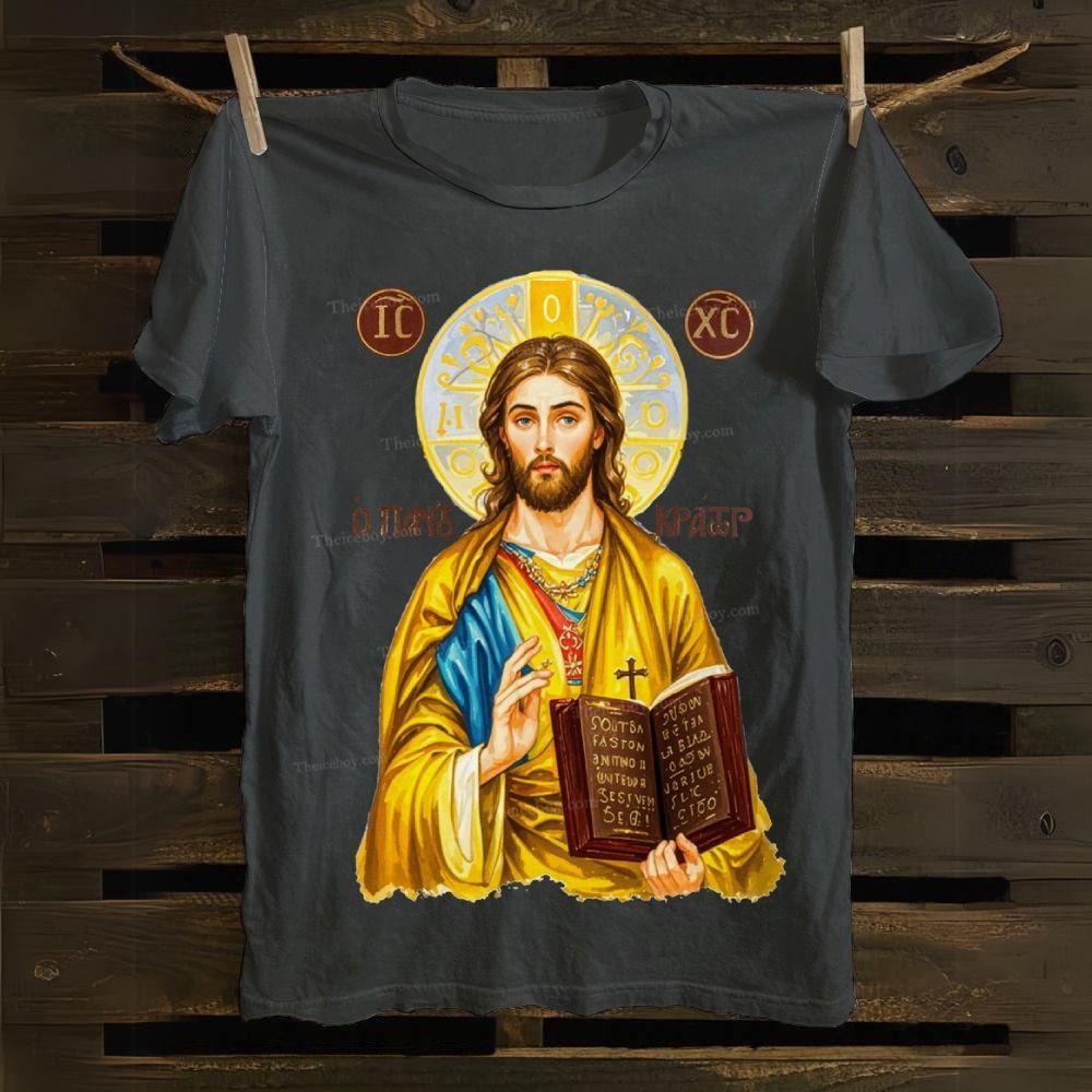 IC XC Jesus Victory Cotton T-shirt
