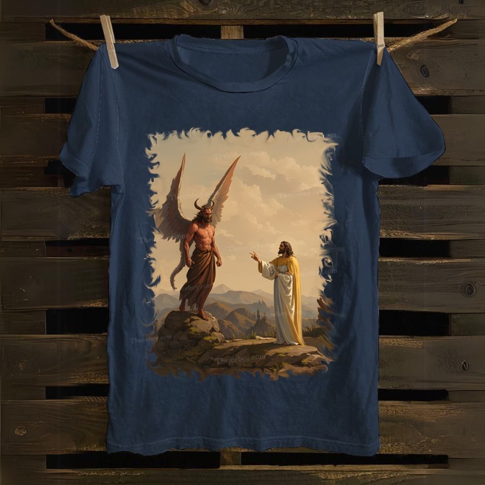 During a conversation with Jesus Cotton T-shirt