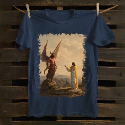 During a conversation with Jesus Cotton T-shirt