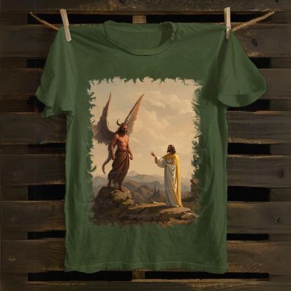 During a conversation with Jesus Cotton T-shirt