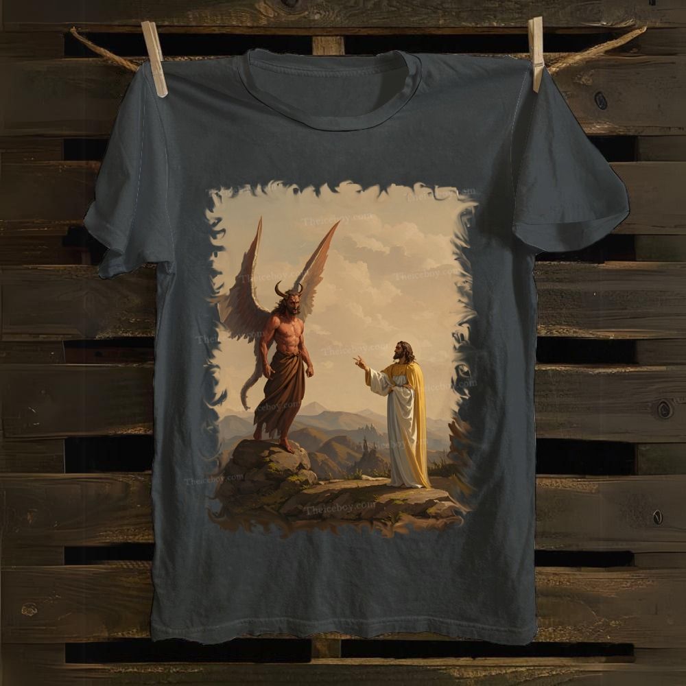 During a conversation with Jesus Cotton T-shirt