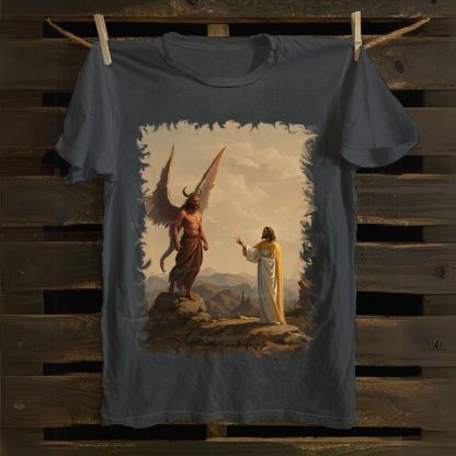 During a conversation with Jesus Cotton T-shirt