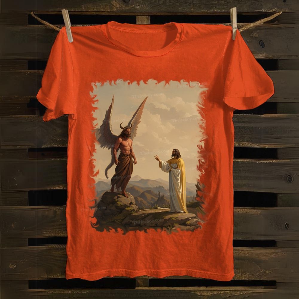 During a conversation with Jesus Cotton T-shirt
