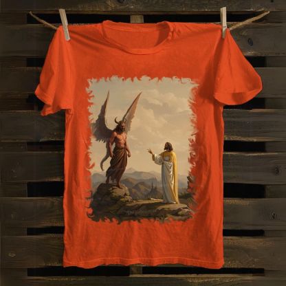 During a conversation with Jesus Cotton T-shirt