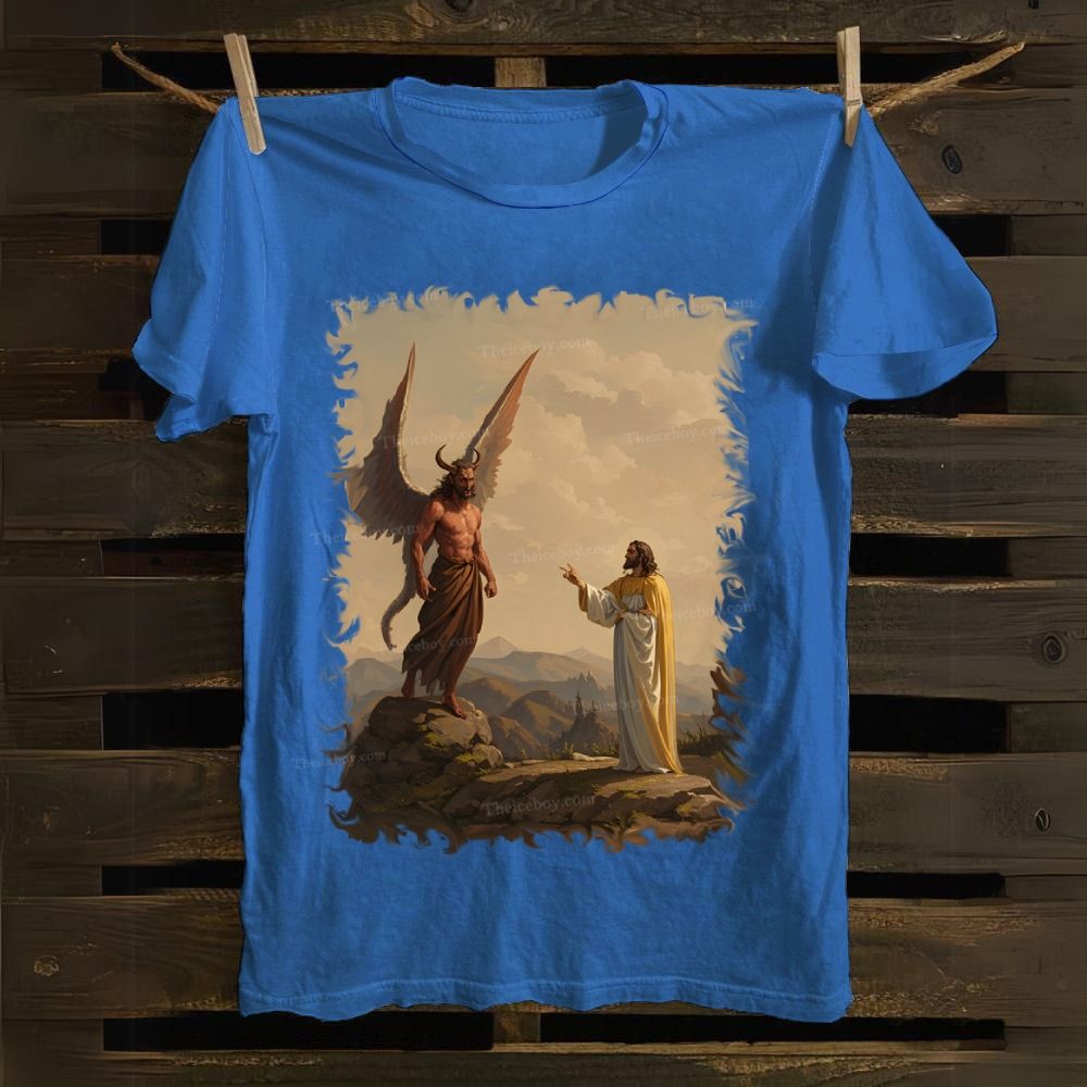 During a conversation with Jesus Cotton T-shirt