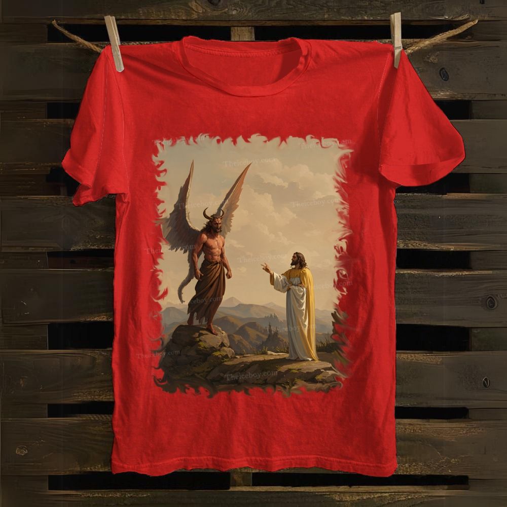During a conversation with Jesus Cotton T-shirt