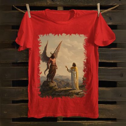 During a conversation with Jesus Cotton T-shirt
