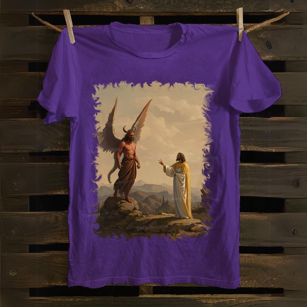 During a conversation with Jesus Cotton T-shirt