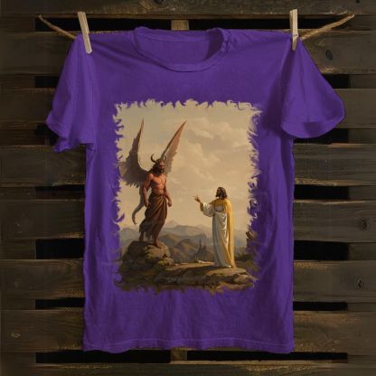 During a conversation with Jesus Cotton T-shirt