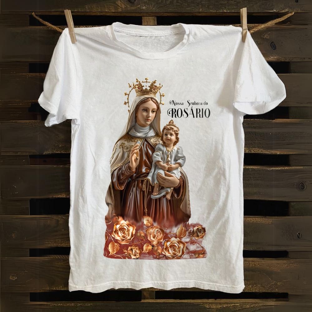 Nossa Senhora Do Rosário Cotton T-shirt