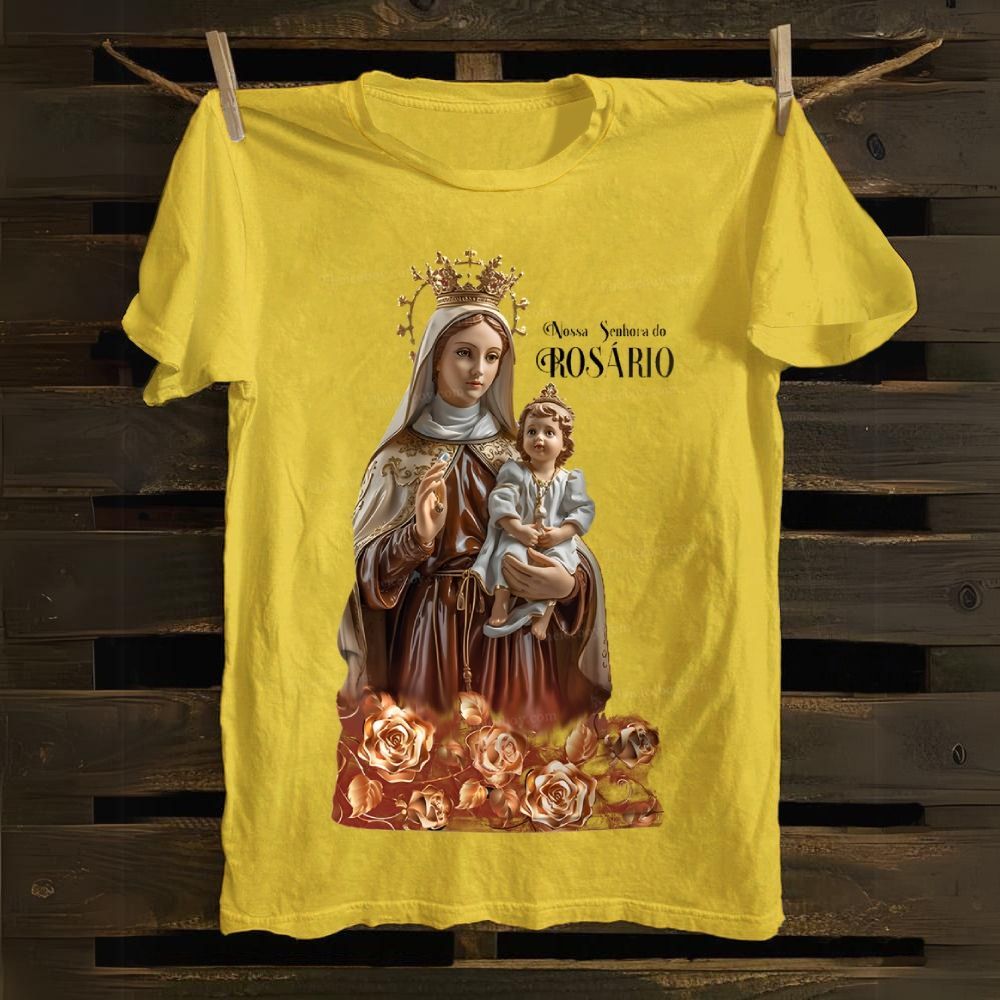 Nossa Senhora Do Rosário Cotton T-shirt