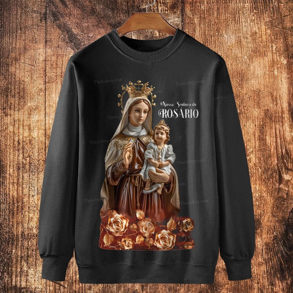 Nossa Senhora Do Rosário Cotton Crewneck Sweatshirt