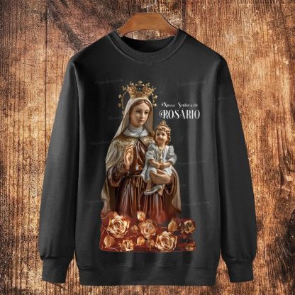 Nossa Senhora Do Rosário Cotton Crewneck Sweatshirt